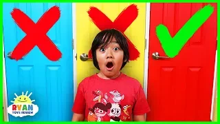 Don T Choose The Wrong Door Challenge With Ryan Nickelodeon Version